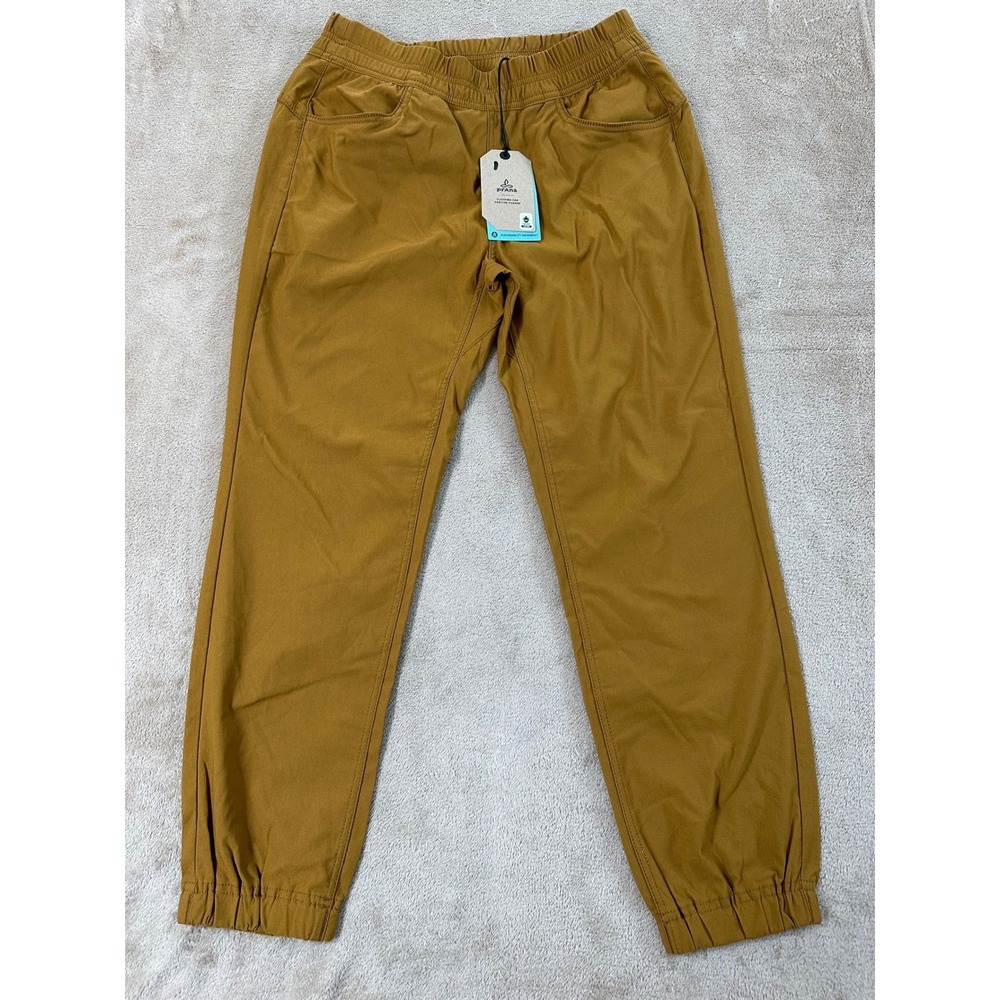 Prana Mustard Brown Women's Jogger Track Pants